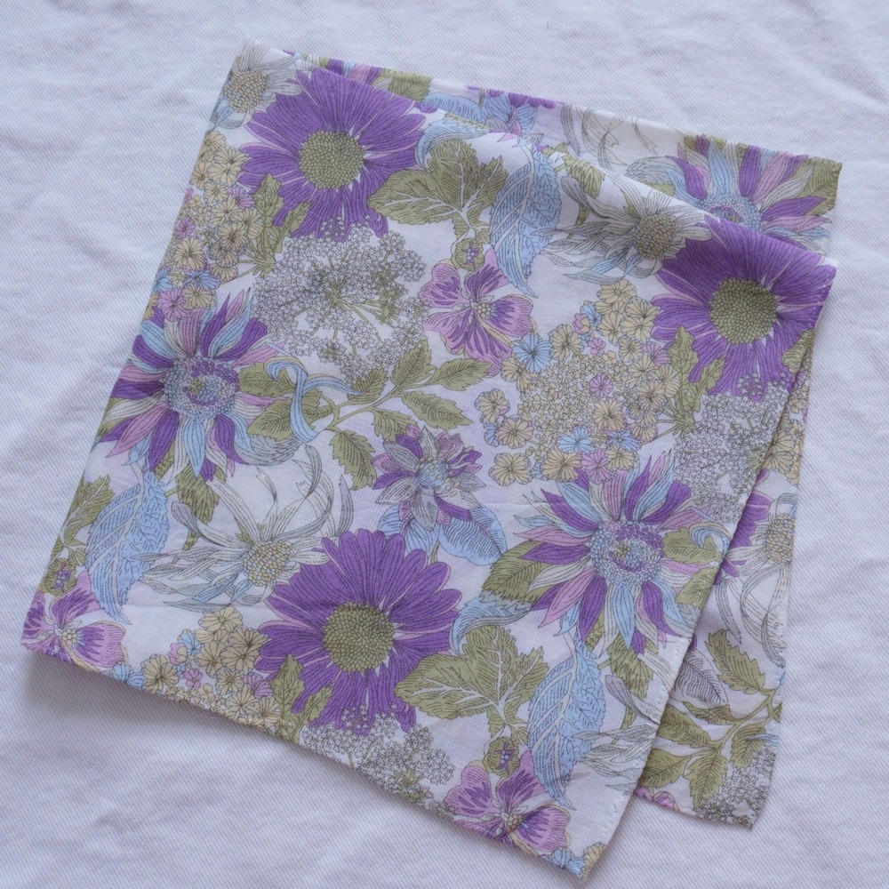 Cute Intermode x Liberty‎ Fabrics psychedelic cotton handkerchief/neckercheif